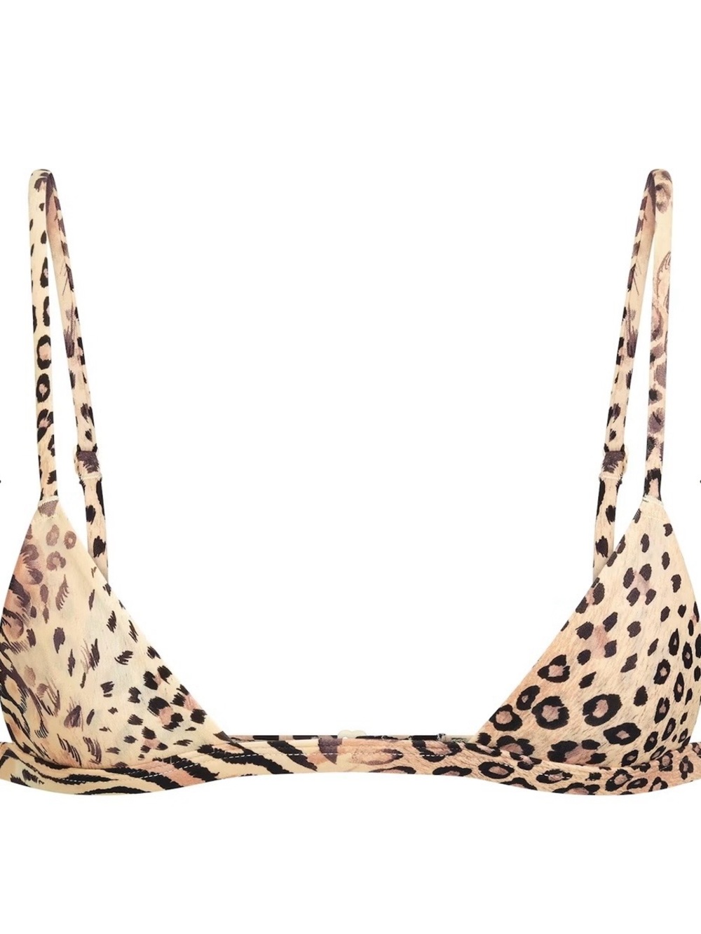 SKIMS Micro Leopard Print Triangle Bralette - Picture 1 of 5